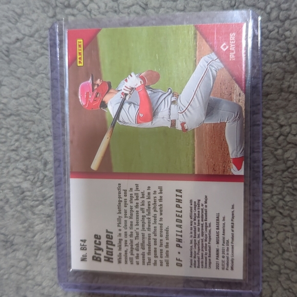 Bryce Harper 2021 PRIZM Big Fly #BF4 - Picture 2 of 2